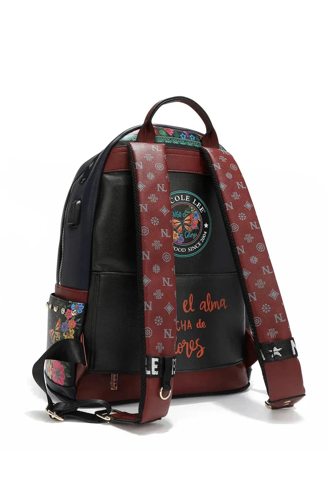 Frida Backpack with USB Charging Port and Pouch