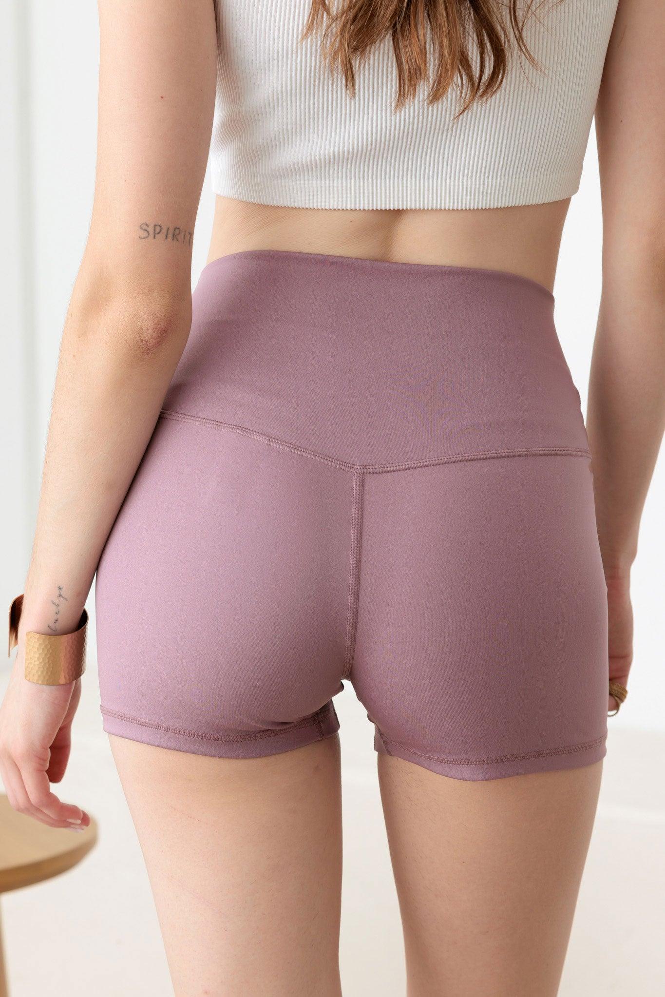 Pink High Waist Training Biker Shorts from PinkyBelles Shop