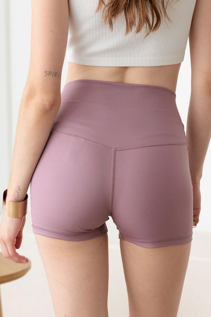 Pink High Waist Training Biker Shorts from PinkyBelles Shop