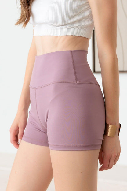 Pink High Waist Training Biker Shorts from PinkyBelles Shop