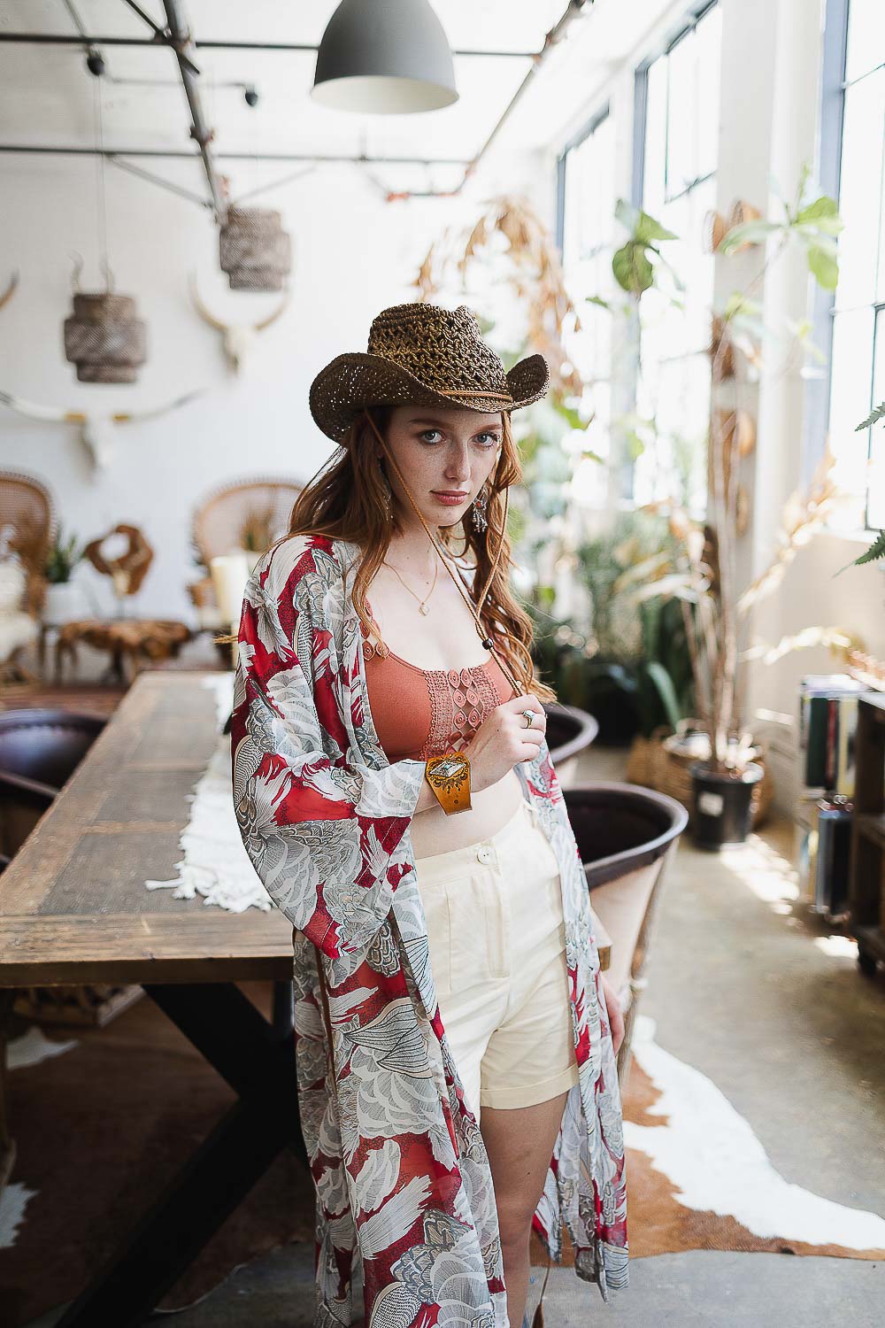 Pink Ikebana Kimono with Belt from PinkyBelles Shop