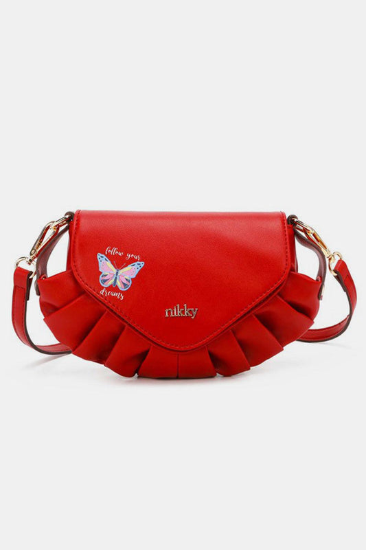 Red Graphic Small Crossbody Bag from PinkyBelles Shop