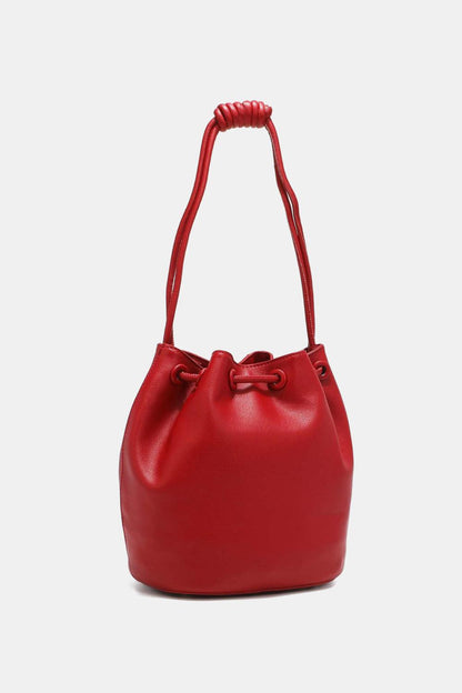 Red Studded Bucket Bag from PinkyBelles Shop